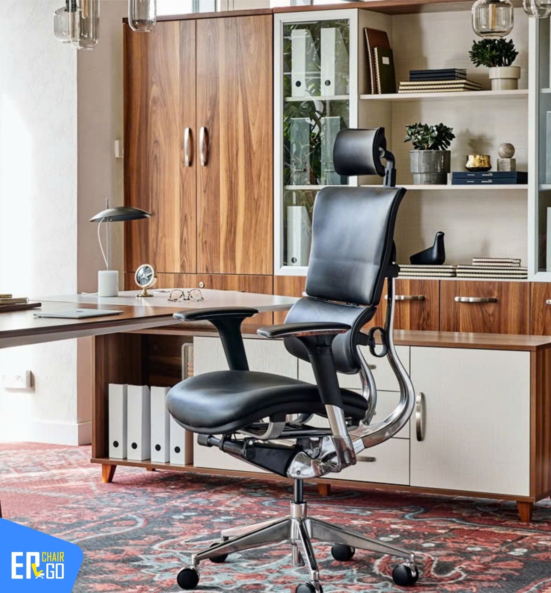  Ghế Công Thái Học BChair B-801D phiên bản bọc da bò Nappa cao cấp 