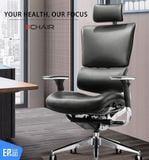  Ghế Công Thái Học BChair B-801D phiên bản bọc da bò Nappa cao cấp 