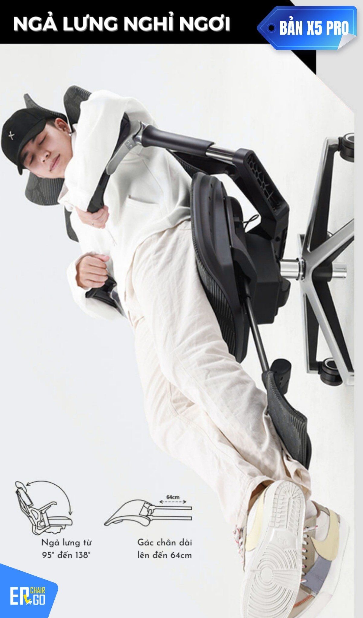  Ghế Công Thái Học Gami X5 bản thường và bản Pro 