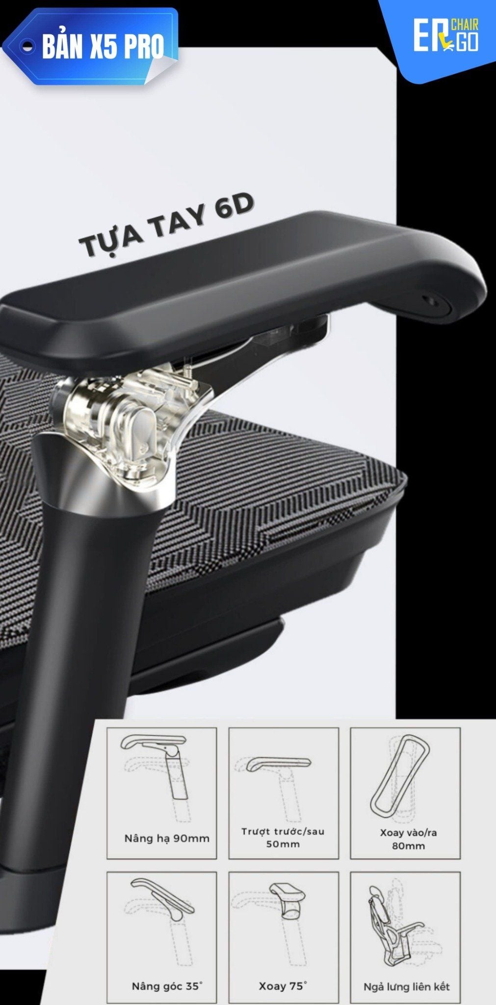  Ghế Công Thái Học Gami X5 bản thường và bản Pro 