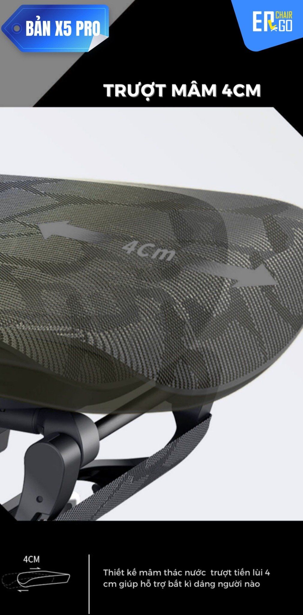  Ghế Công Thái Học Gami X5 bản thường và bản Pro 