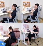  Ghế Công Thái Học Gami Lum2 bản 3D và 2D (có thể gắn thêm gác chân) 