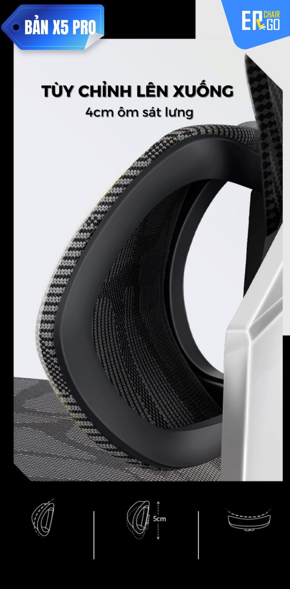  Ghế Công Thái Học Gami X5 bản thường và bản Pro 