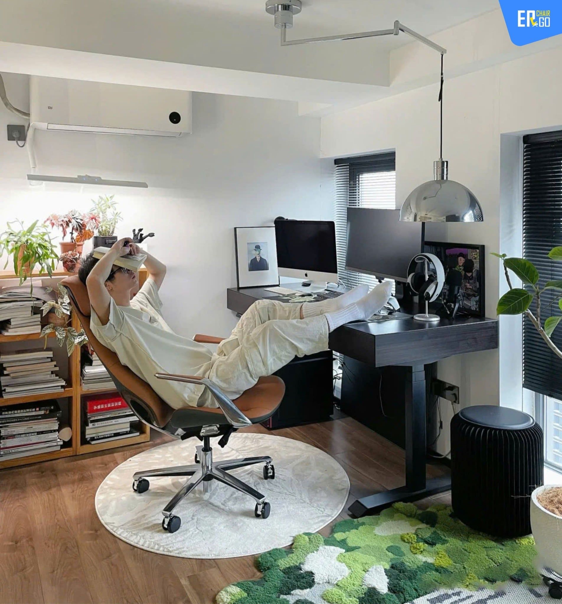  Ghế Công Thái Học Giám đốc BChair BP-101J bọc da bò Nappa cao cấp 