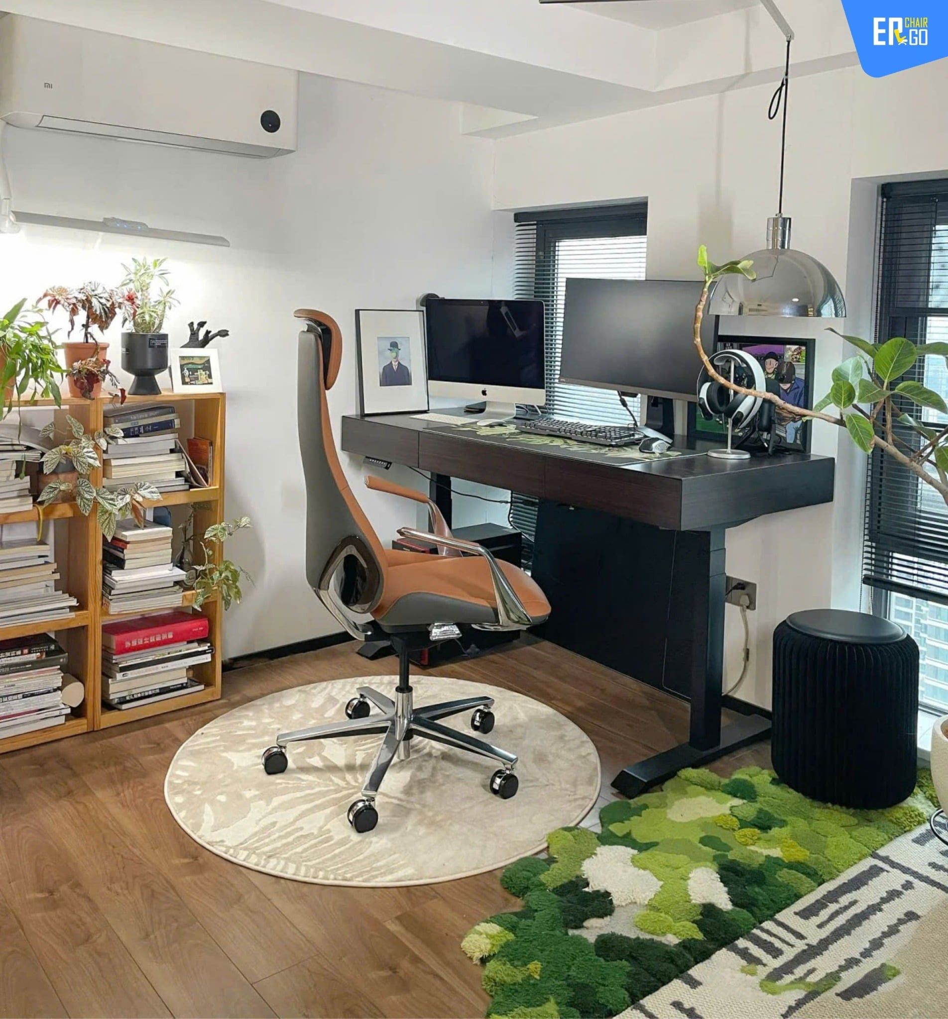  Ghế Công Thái Học Giám đốc BChair BP-101J bọc da bò Nappa cao cấp 