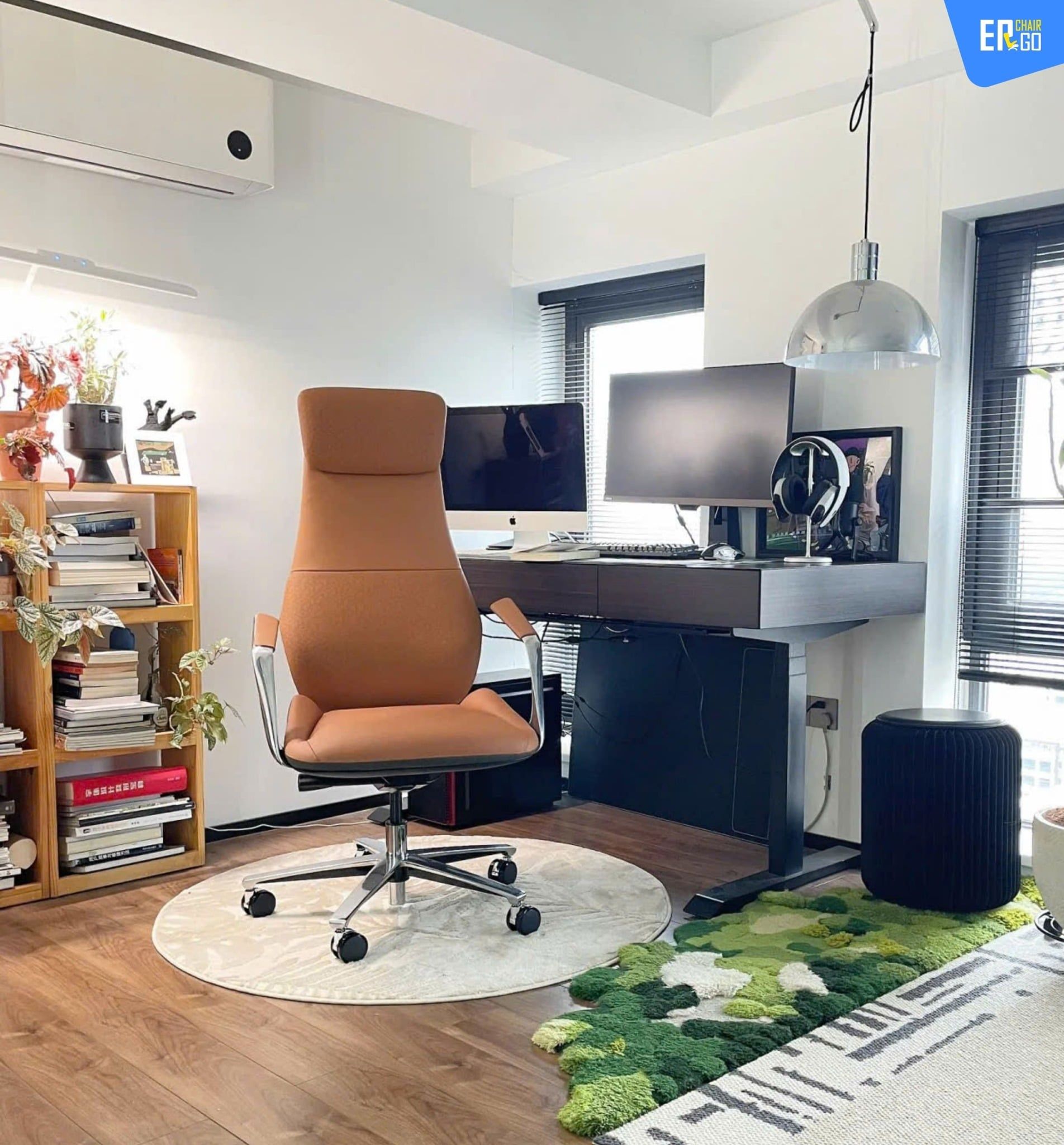  Ghế Công Thái Học Giám đốc BChair BP-101J bọc da bò Nappa cao cấp 