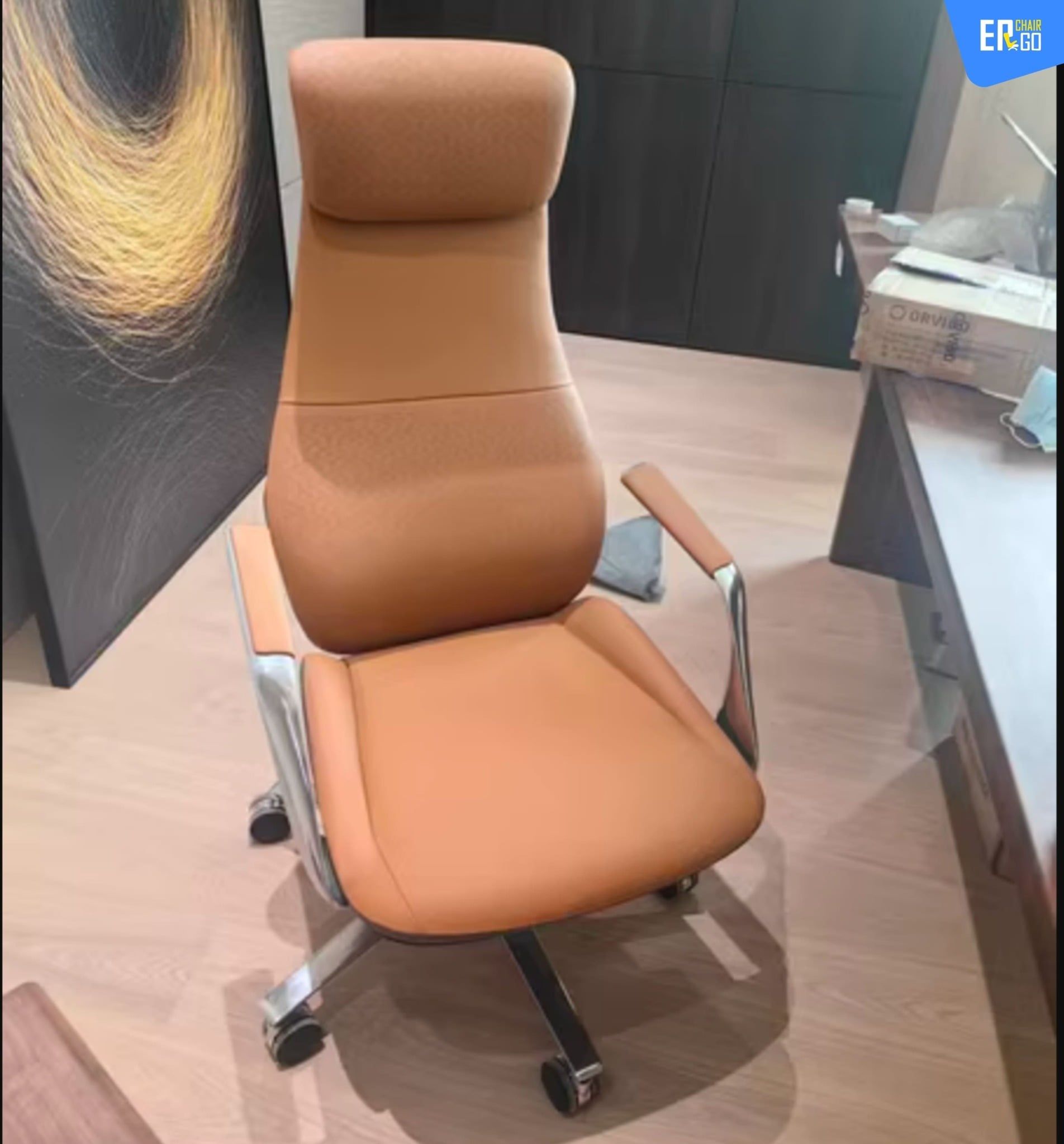  Ghế Công Thái Học Giám đốc BChair BP-101J bọc da bò Nappa cao cấp 