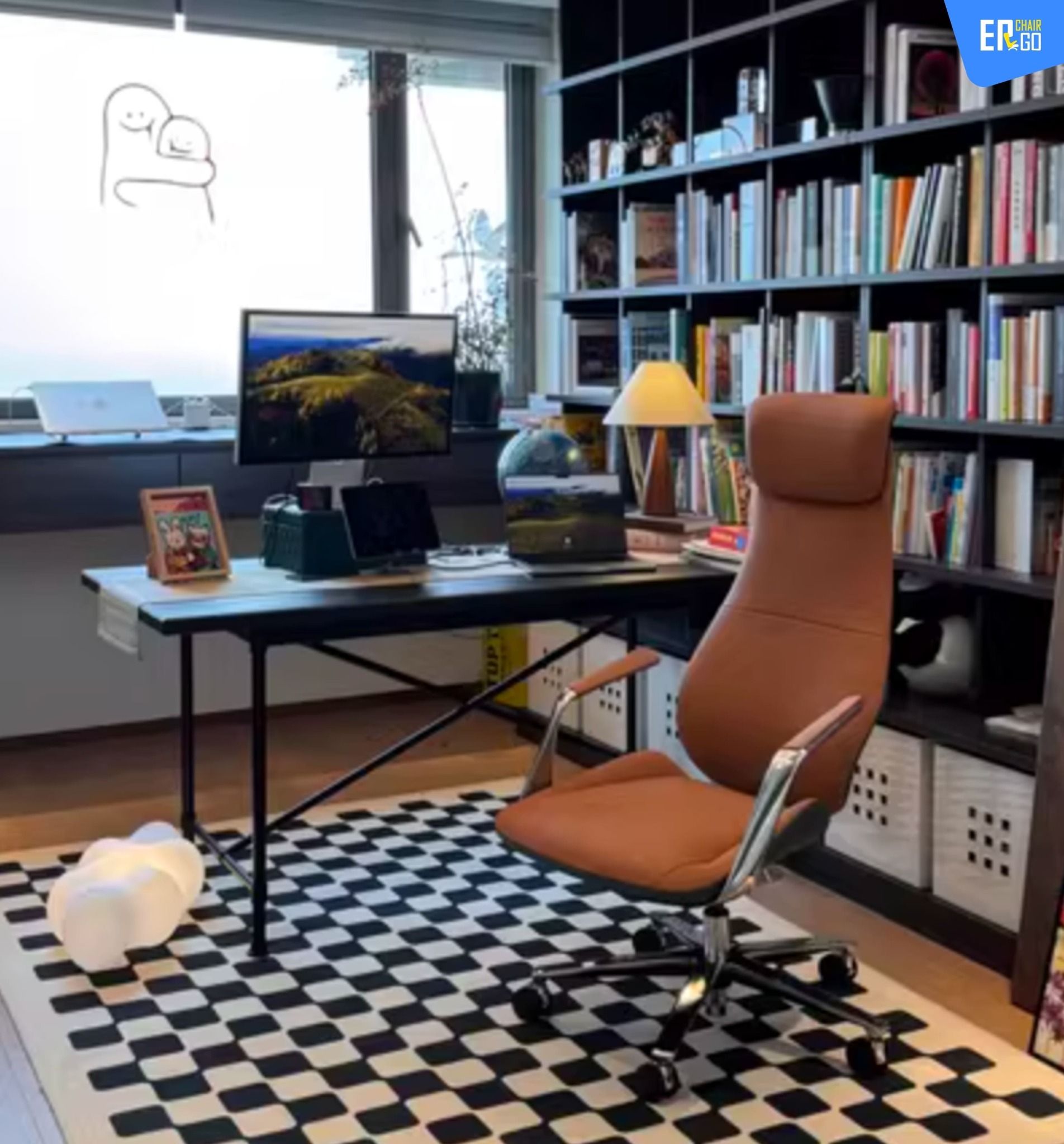  Ghế Công Thái Học Giám đốc BChair BP-101J bọc da bò Nappa cao cấp 