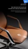  Ghế Công Thái Học Giám đốc BChair BP-101J bọc da bò Nappa cao cấp 