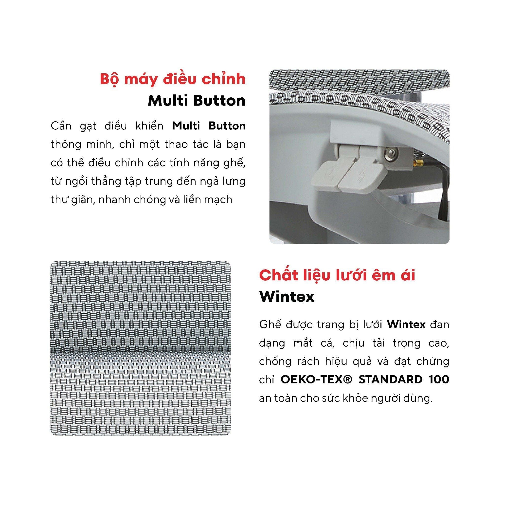  Ghế Công Thái Học Gami Hexa bản 4D và 6D (tùy chọn gắn gác chân) 