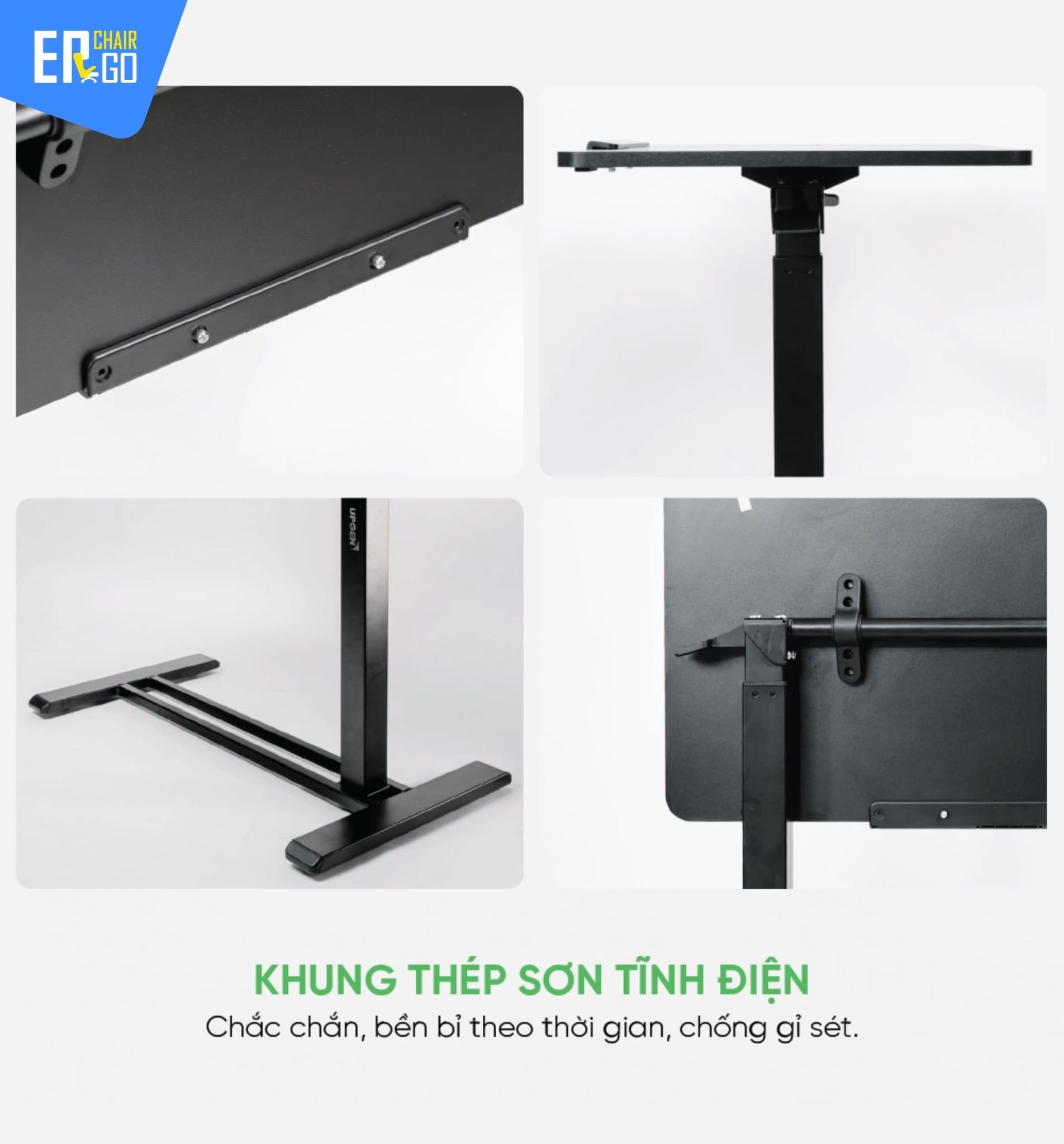  Bàn công thái học nâng hạ xoay nghiêng Upgen StandGo Fold 