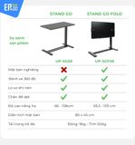  Bàn công thái học nâng hạ xoay nghiêng Upgen StandGo Fold 
