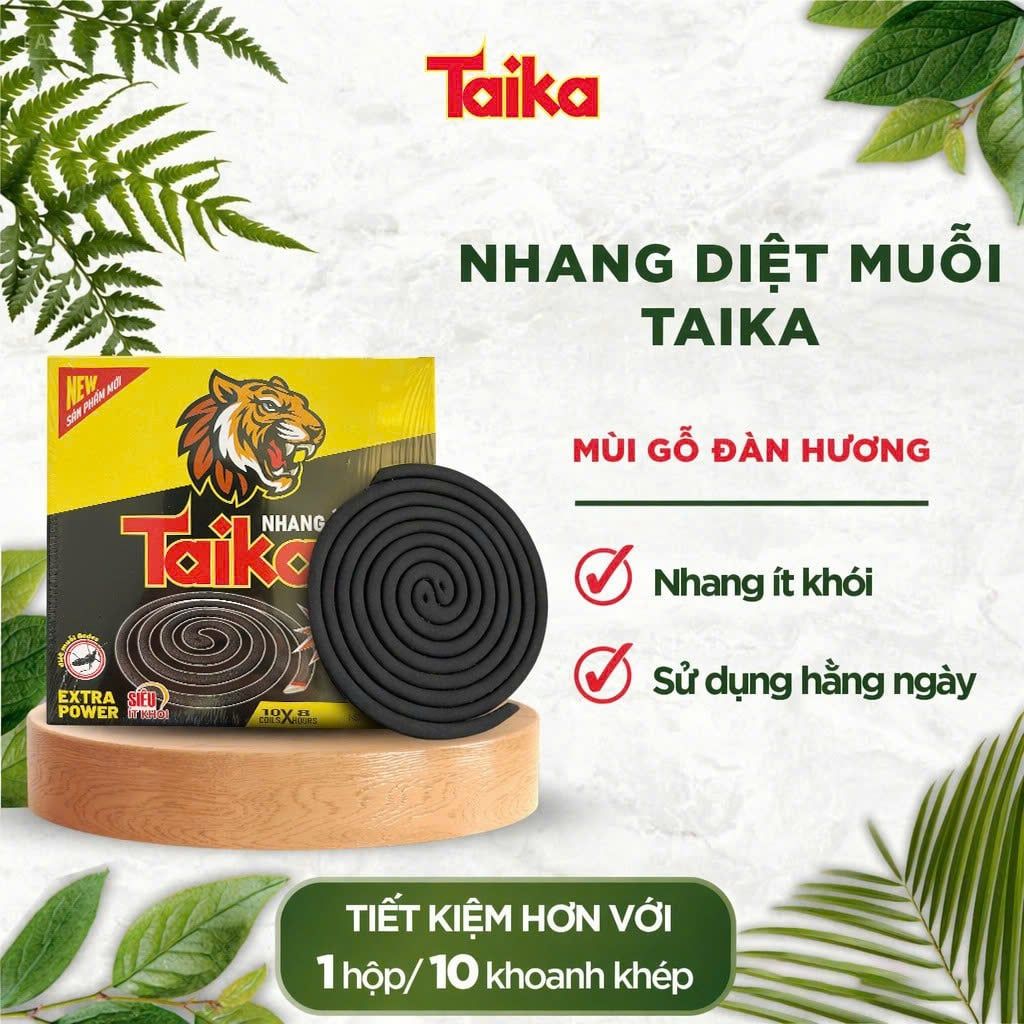  NHANG MUỖI ÍT KHÓI MÙI GỖ ĐÀN HƯƠNG TAIKA 