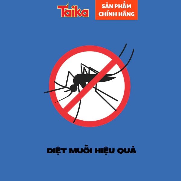  BÌNH XỊT DIỆT CÔN TRÙNG MUỖI KIẾN TAIKA x FIK HƯƠNG CHANH 600 ML 