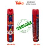  BÌNH XỊT CÔN TRÙNG MUỖI, GIÁN, RUỒI TAIKA x NOU CAMP KHÔNG MÙI 600ML 