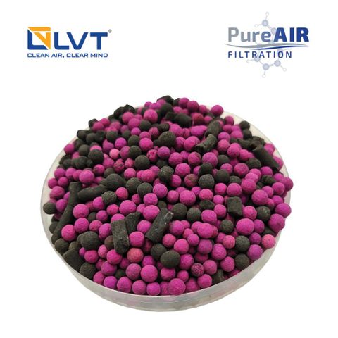 Hạt hấp phụ mùi gốc thuốc tím và than hoạt tính PureAir PP