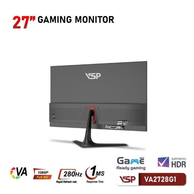 Màn hình Gaming VSP VA2728G1 27inch Full HD VA 280Hz 1ms Phẳng