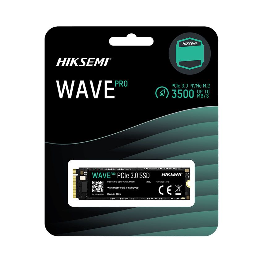 SSD HIKSEMI 256GB NVME M2.2280 PCIe 3x4 HS-SSD-WAVE