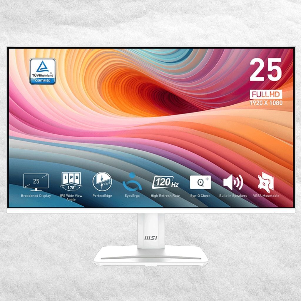 Màn hình MSI Pro MP251WE2 25inch FHD IPS 120Hz 1ms trắng