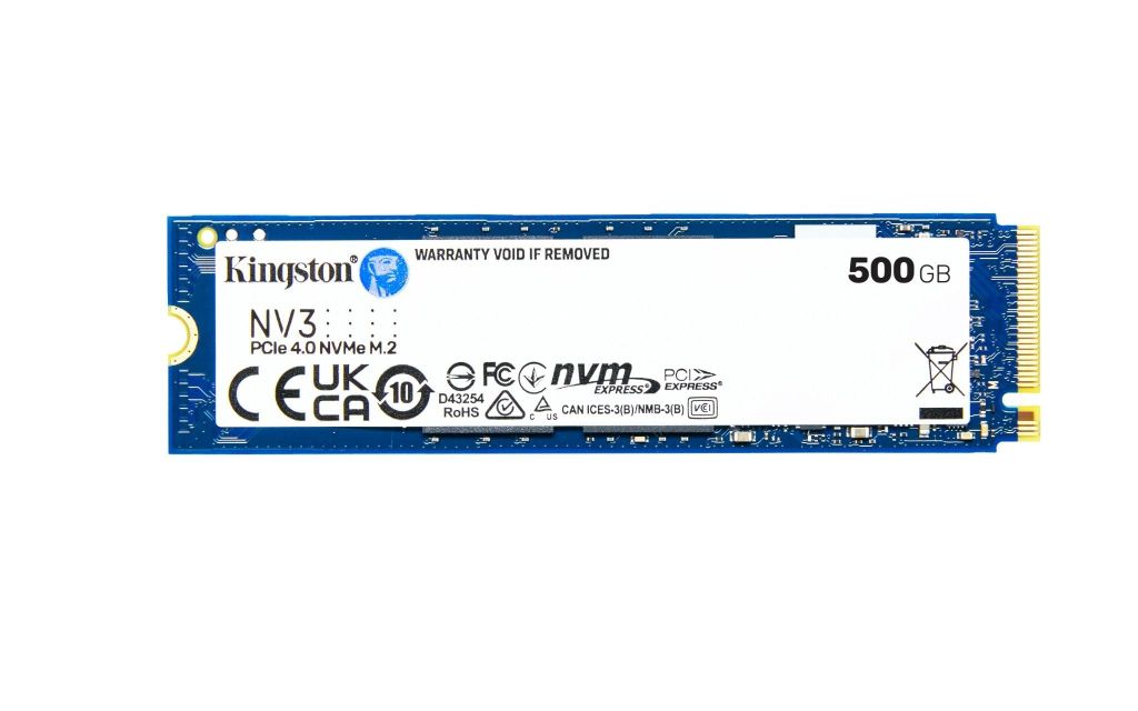 SSD 500GB Kingston NV3 M.2 Gen4x4 NVMe (SNV2S/500G)