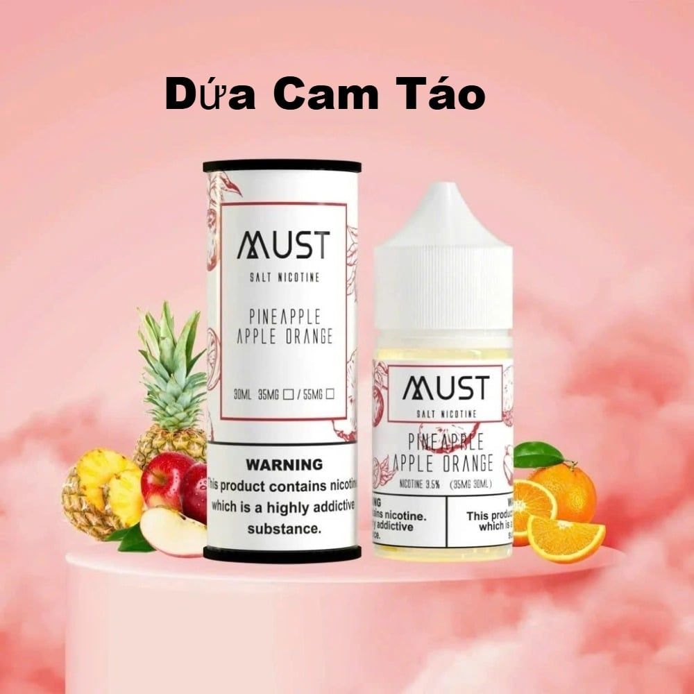  Pineapple Apple Orange ( Dứa Táo Cam ) By Must Juice Saltnic 30ML 