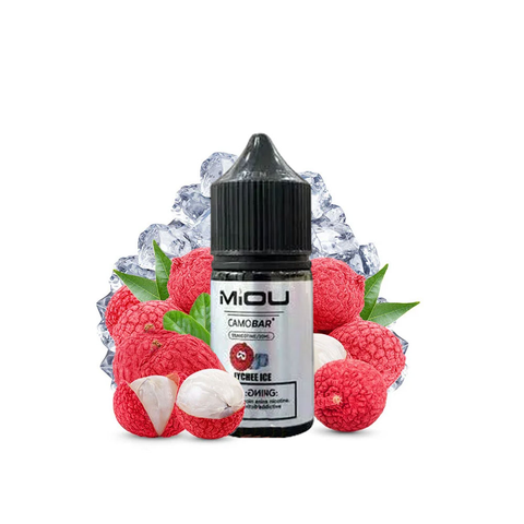  Lychee Ice ( Vải Lạnh ) By Miou Saltnic 30ML 