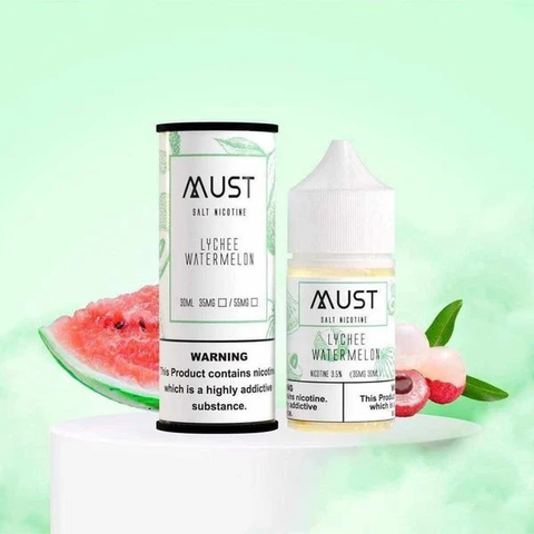  Lychee Watermelon ( Vải Dưa Hấu Lạnh ) By Must Juice Saltnic 30ML 