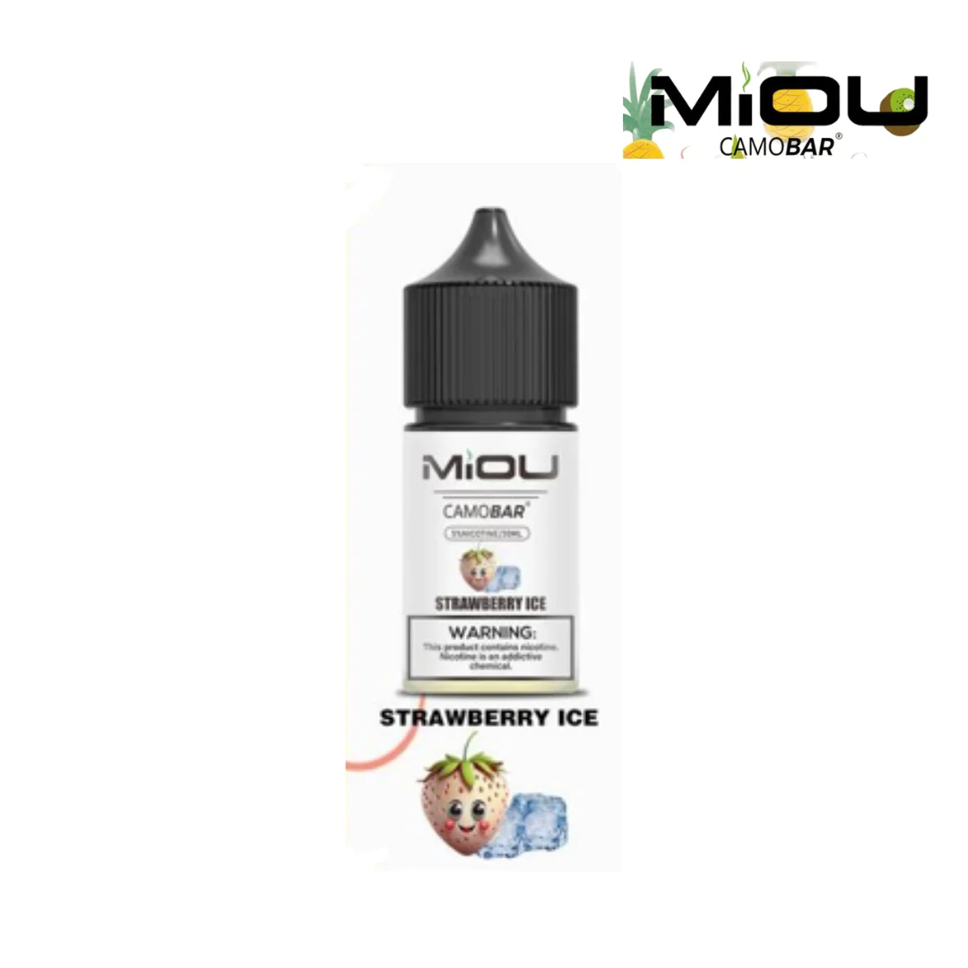  Strawberry Ice ( Dâu Tây Lạnh ) By Miou Saltnic 30ML 