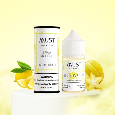  Lemon Star Fruit ( Khế Chanh Lạnh ) By Must Juice Saltnic 30ML 