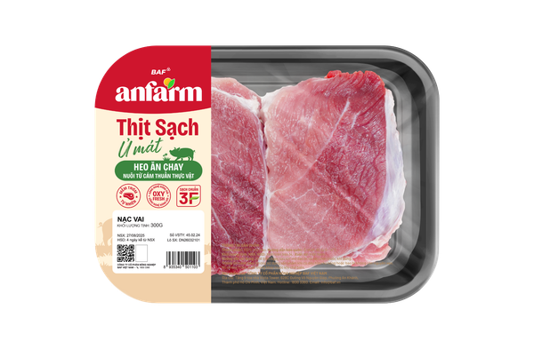 Nạc vai heo ăn chay anfarm 300g