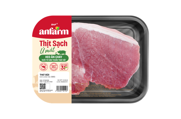 Thịt đùi heo ăn chay anfarm 500g