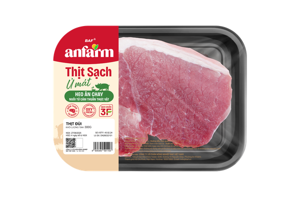 Nạc Đùi Heo ăn chay Anfarm 500g