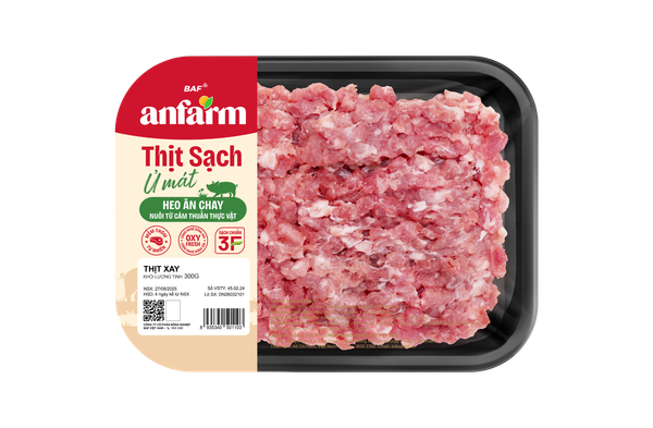 Thịt heo ăn chay xay anfarm 300g
