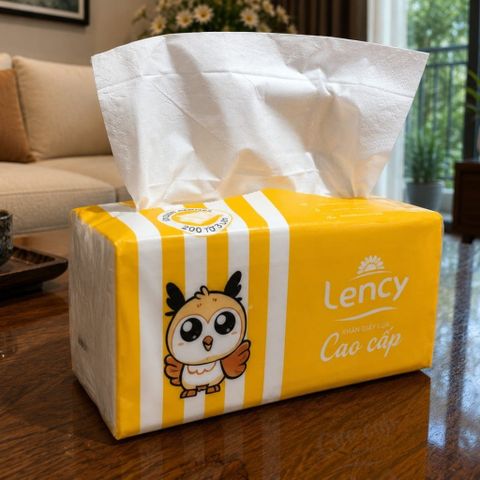 Giấy lụa Lency 200 tờ 3 lớp (Mua 1+1)