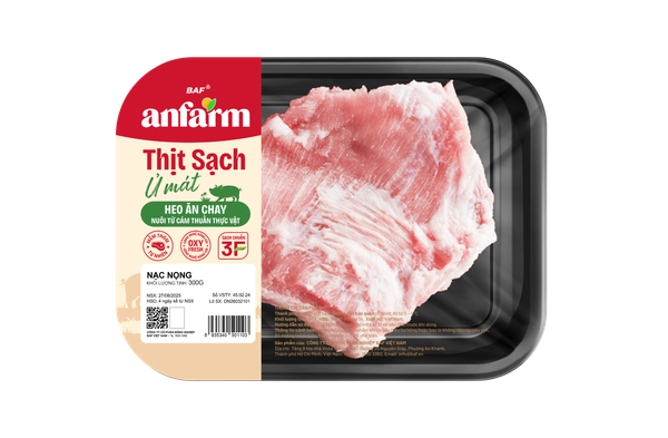 Nạc Nọng Heo ăn chay Anfarm 500g