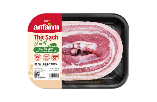 Ba Chỉ Heo ăn chay Anfarm (Đặc biệt) 500g