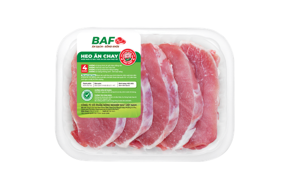 Nạc Thăn Ngoại Heo ăn chay BAF 500g