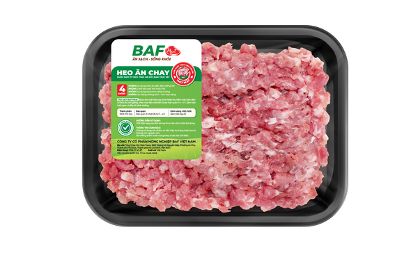 Thịt heo ăn chay xay BAF 500g