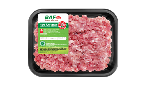 Thịt heo ăn chay xay BAF 500g