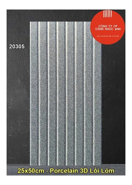 25*50 20305 gạch trang trí đá (12v/th/1.25m) 