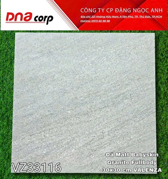  30x30 VZ33116 Đá Matt Babyskin Granite Fullbody VALENZA 
