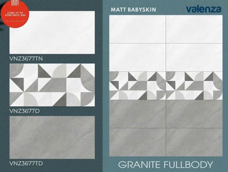  Gạch 30X60 VNZ3677D Gạch lát nền đá mờ Điểm Valenza (8v/th/1.44m) 