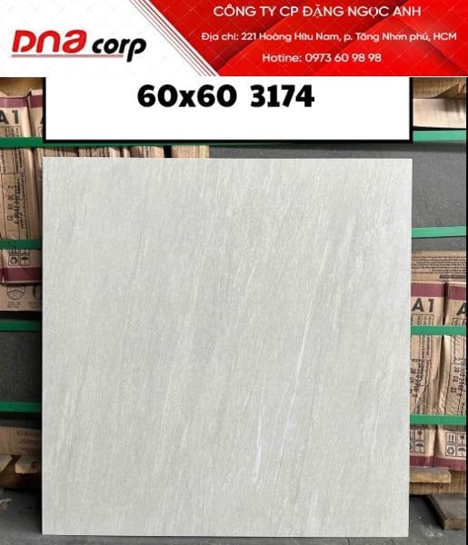  60*60 3174 Gạch lát nền đá mờ á mỹ (1.44m/4v/th) 