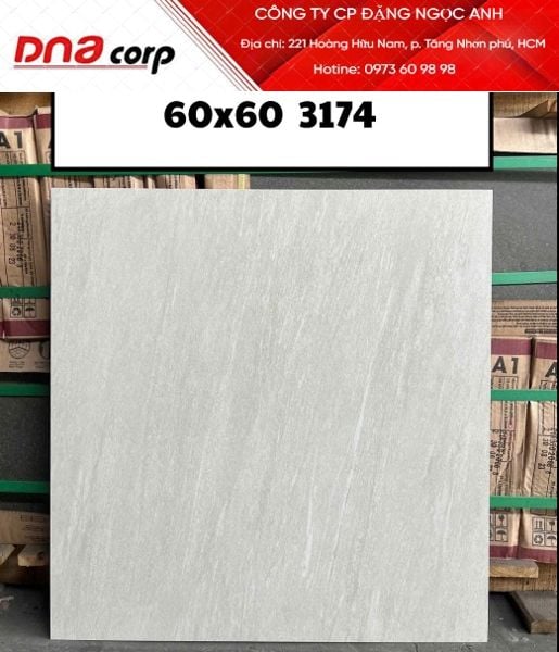  60*60 3174 Gạch lát nền đá mờ á mỹ (1.44m/4v/th) 