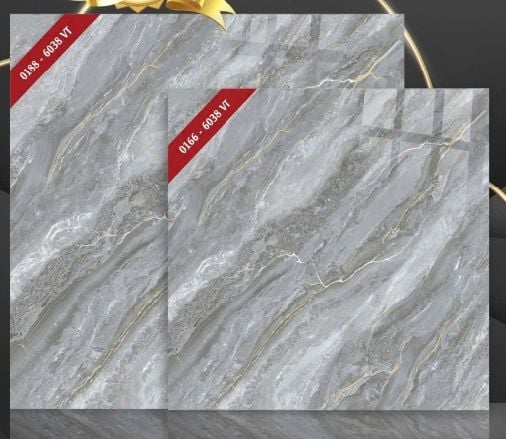  80*80 0188-6038VT Gạch lát nền đá bóng kính ( 1.92m/3v/thùng) 