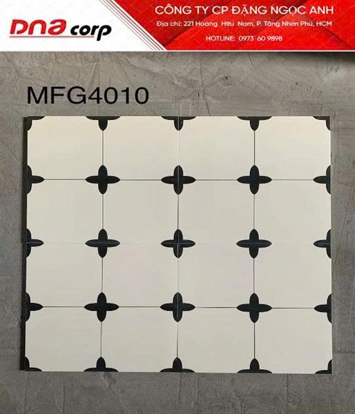  40*40 MFG4010 Gạch lát nền đá bông mờ (6v/th/0.96m) 