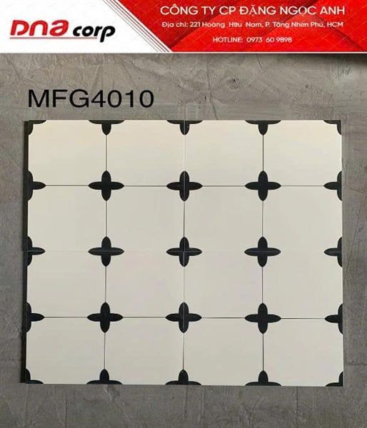  40*40 MFG4010 Gạch lát nền đá bông mờ (6v/th/0.96m) 
