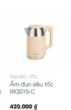  Ấm siêu tốc Rapido RK2015-C – 2L(đã giảm 