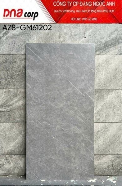  60*120 AZ8-GM61202 Gạch ốp lát khổ lớn đá mờ Viglacera (2v/th/1.44m) 