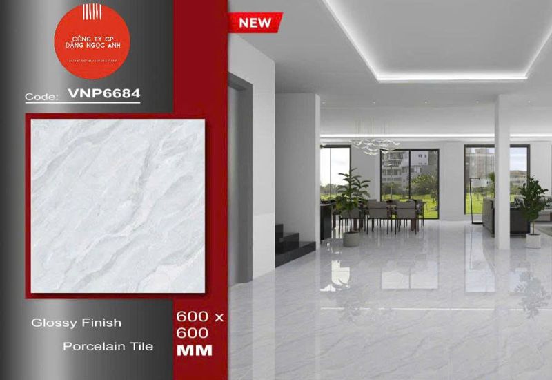  60*60 VNP6684 Gạch lát nền đá bóng kính Pancera ( 5v/th/1.8m) 